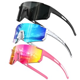 KALIYADI Kids Sunglasses Toddler-Sunglasses Boys-Girls: Youth Running Sun Glasses for Sports Baseball Softball Age 3-12