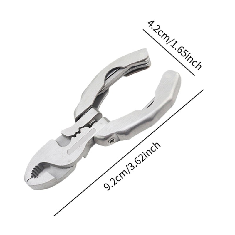 TENOL Multitool Pliers 9 in 1,Folding with Screwdriver Bottle Opener