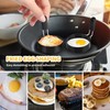YKUKIZEE 6 Pack Egg Rings for Frying 3.5 Inch, Round