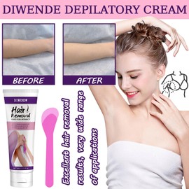 Hair Removal Cream for Women,Fast and Painless Depilation for Smooth Skin,Hair Removal Cream Suiltable for Underarm, Hand Foot Bikini and Hair Removal All over the Body
