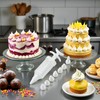 A Set Pipe Nozzles with Syringe, 8Pcs Plastic Cream Baking
