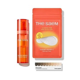 The Saem [The Saem] (Popular product) [Newcore Ulsan Branch] Golden Berry C Blemish Ampoule Special Set 15g [Giveaway] 17mm*6 patch [Giveaway] 1 skin tone diagnosis chart / [더샘](인기제품) [뉴코아 울산점] 골든 베리 씨 잡티 앰플 기획 세트 15g [증정]17mm*6패치 [증정] 피부 톤 진단표 1개
