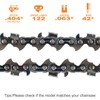 AAAQQ 42 Inch Chainsaw Chain .404'' .063'' 122DL for Stihl