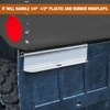 Buyers Products 8591100 Stainless Steel Mud Flap Clamps, 4 Dump/Work