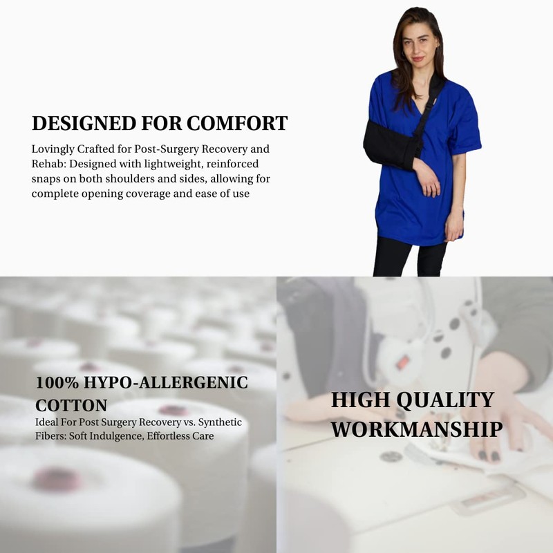 Inspired Comforts Camisa posoperatoria con Discreto Acceso a presión Lateral