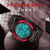 Senors Men's Digital Sports Wristwatch, 50 Meters Waterproof, Fashionable, Multifunctional,