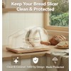 SOWKIPE Bread Slicer Cover, Clear Rigid Dust Shield for Manual