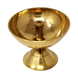 Zap impex Traditional Brass Oil Lamp Brass Deep Diya Indian Oil Lamp Diwali Puja Lamp Akhand Diya (1)