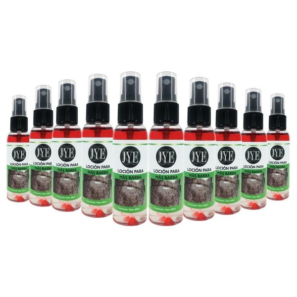 JYE Tratamiento Natural para Crecimiento de barba, bigote, cejas y