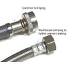 Faucet Water Supply Connector Line Braided Stainless Steel, Faucet Supply