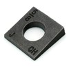 Beveled Square Washers in Plain Malleable Iron - 3/8" -