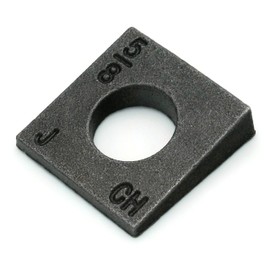 Beveled Square Washers in Plain Malleable Iron - 3/8" - 1-1/2" (25, 1/2")