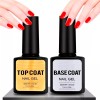 Veraly Kit Base Coat + Top Coat Para Polygel Esmalte