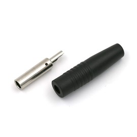 BOLOUY Brass 4mm Banana Female Insulated Plug Wire Solder Connector Solder Type for Male Banana Plug Cable Connector