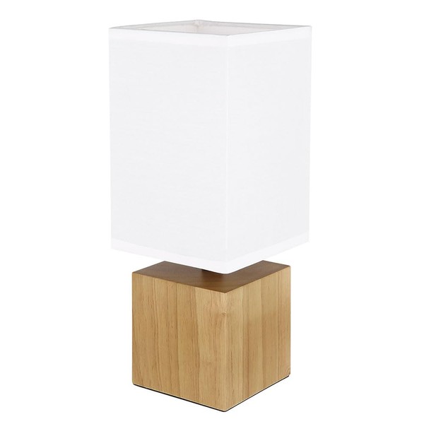 Globo LED Table Lamp Dimmable with Remote Control Wooden Lamp