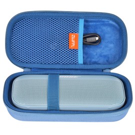 ZUJFPL Hard EVA Case Compatible with Bose SoundLink Flex 2nd Gen/Bose SoundLink Flex Bluetooth Speaker, Waterproof, Shockproof and Dustproof Carrying Travel Speaker Case - Blue