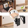 Folding Shelf Brackets，Detachable Folding Bracket，2 Pack Heavy Duty Wall Mounted