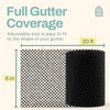 Home Intuition Heavy Duty Gutter Guards Mesh Leaf Guards for