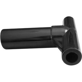 Black T Shaped Pipe Sleeve Trampoline Enclosure Pole End Caps Accessories T Tube Replacement Trampoline Pole Cover for Workout Yard Parts Parts and Outdoors Accessories