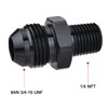 EVIL ENERGY 8AN Male Flare to 1/4" NPT Pipe Fitting
