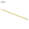 MECCANIXITY 8pcs Brass Rods (2mm) 1/16 Inch x (100mm) 4
