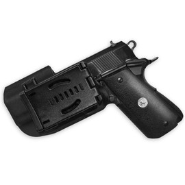 OWB Concealment IDPA - Outside The Waistband Holster - fits 1911 4'' (Black, Right)