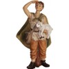 FADEDA Shepherd with Sheep on Arm/Height: 14 cm/Hand-Painted/Detailed Nativity Scene