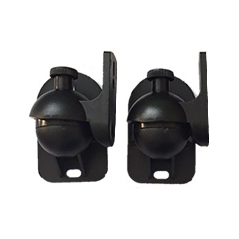 1 Pair Speaker Wall Mount Bracket ABS Plastic Holder Shelf
