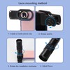 Phone Camera Lens, 10X Optical Zoom, M17x0.75mm Eyepiece & M28.6x0.6mm