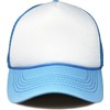 Funky Junque Foam Snapback Trucker Hat - White/Light Blue