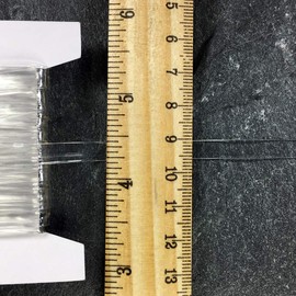 30-Yards Clear Elastic Stretch Light Weight Transparent Stretch Elastic for Underwear, Swimwear, Sportwear, Masks, TR-12220 (6mm)