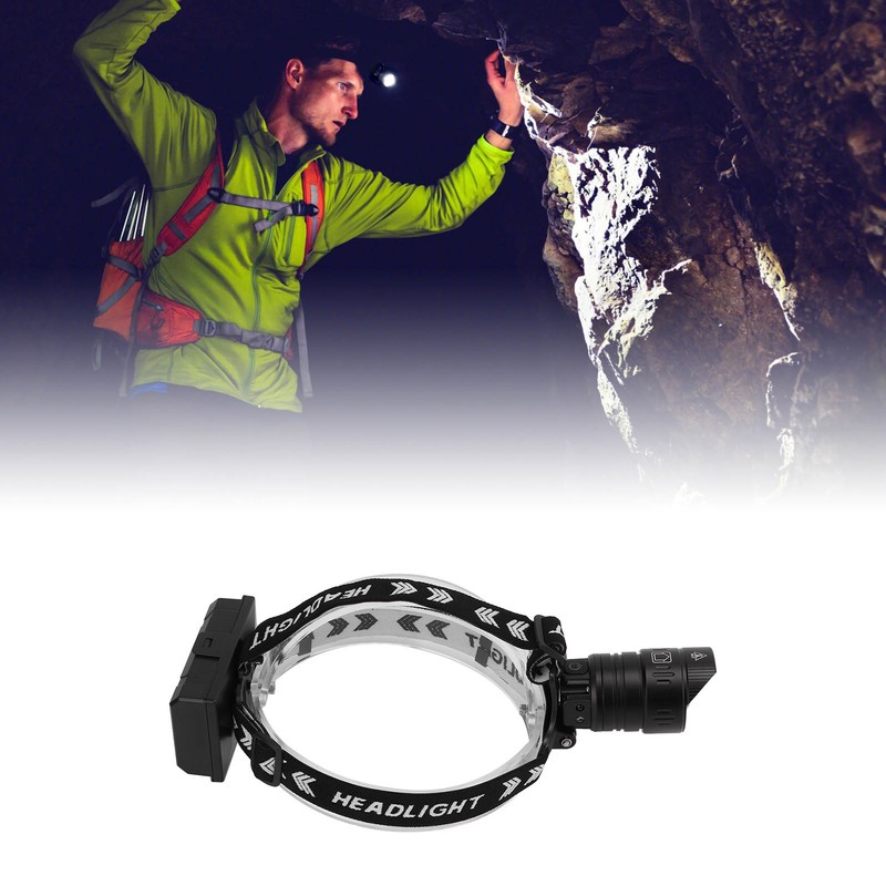 Head Torch Powerful Rechargeable Waterproof LED Sensor Headlight with for