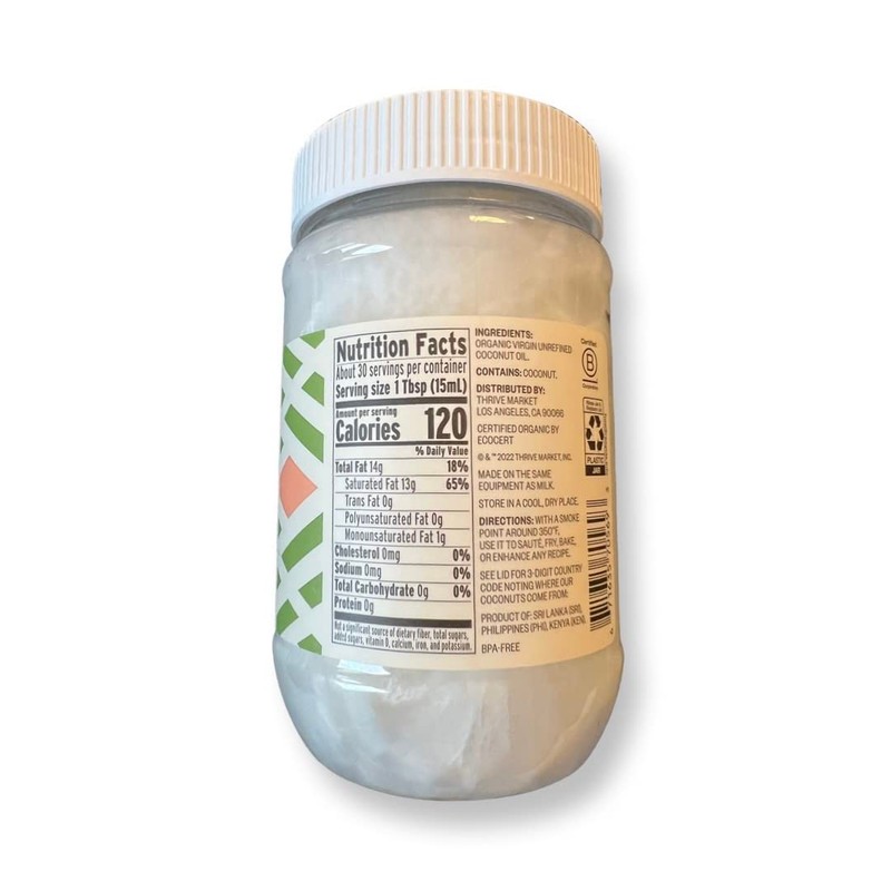 Thrive Market Coconut Oil