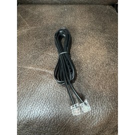 Unbranded/Generic 6FT Telephone Line Cord Cable Wire DSL Modem Fax Phone to Wall Black