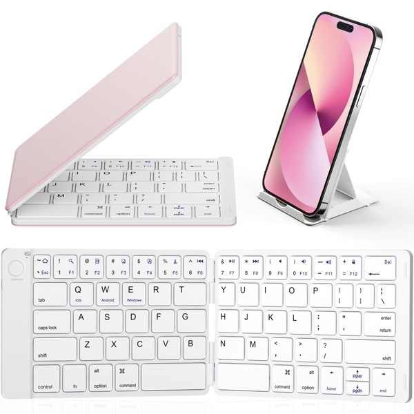 Samsers Samsers Foldable Bluetooth Keyboard - Portable Wireless, with Stand