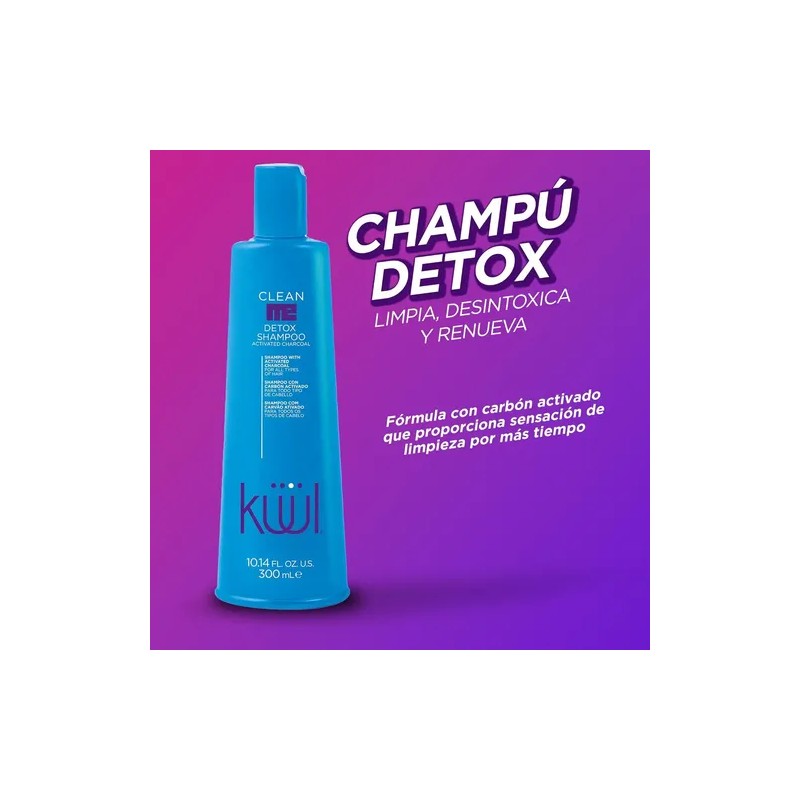 Küül Clean Me Shampoo Detox Con Carbón Activado 300 Ml