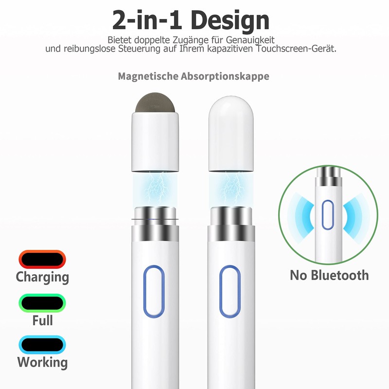 SOCLLLife Stylus Pen for Touch Screens, High Sensitivity Capacitive Pencil