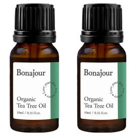 Bonajour Organic Tea Tree Oil, 10ml, 2 pcs / 보나쥬르 유기농 티트리 오일, 10ml, 2개