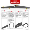 RAINTOK Windshield Wiper Blades Replacement for 2019 2020 2021 2022
