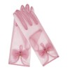 QRBTSCL Women's Wedding Bridesmaids Prom Evening Tea Party Gloves Mesh