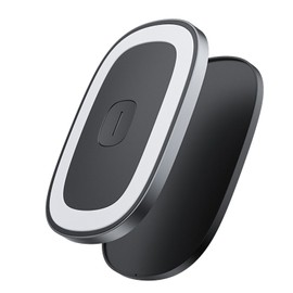 Car Interior Reading Light Plastic Roof Ceiling Lamp with Magnetic Touch Press Switch Black