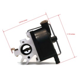 The ROP Shop | Carburetor with Bracket and Gaskets for Tecumseh VLV60-502010C, VLV60-502011B