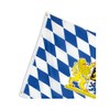 KarnevalsTeufel.de Bavaria Flag Blue/White with Bavarian Crest Decoration for Folk