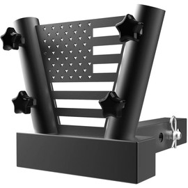 Truck Hitch Flag Pole Holder Mount for Any Vehicle With Standard 2" Hitch Receiver - for Trailer, Pickup, Car