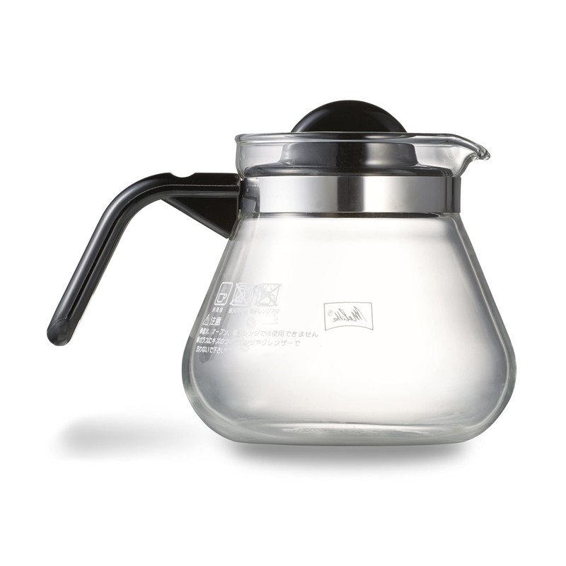 メリタ Melitta コーヒー ティー サーバー ガラス製 茶こし付き 800ml 6杯用 グラスポット