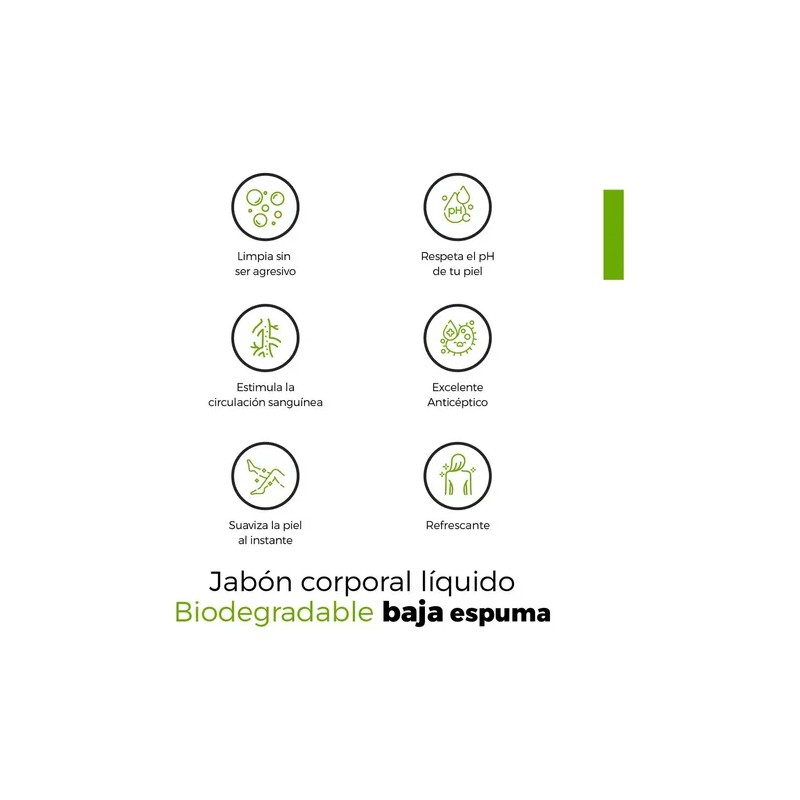 Jabón Corporal Líquido Vegano Vainilla Beohemp 1 Galón