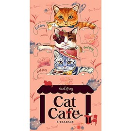 Japan Green Tea Center Cat Cafe Earl Grey Tea Bags (Tea) Pack of 3