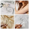 USHOBE 3pcs Adjustable Armband Arm Jewelry for Women - Gold,
