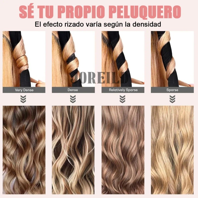 Kit 8pzs Ondas Rizos Sin Calor,rulos Sin Daos Para Cabello