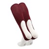 TCK 9 Inch Solid Baseball Stirrups (Maroon, Medium)